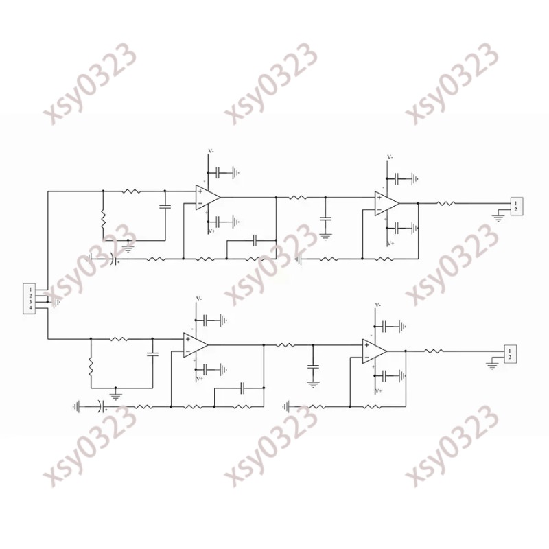Hifi Amplifier Board - لوحة مكبر صوت فونو RIAA HiFi