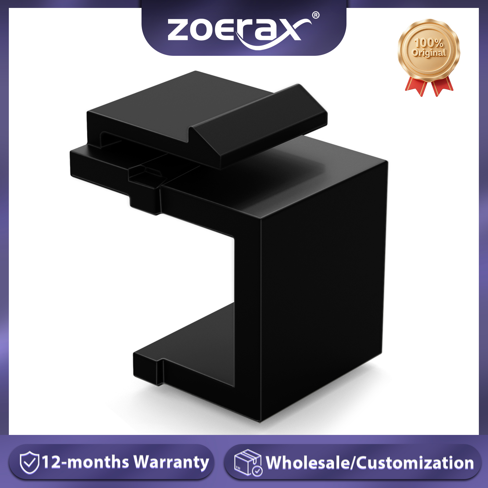 Rj45 Jack - إدراج جاك حجر الزاوية ZoeRax فارغة