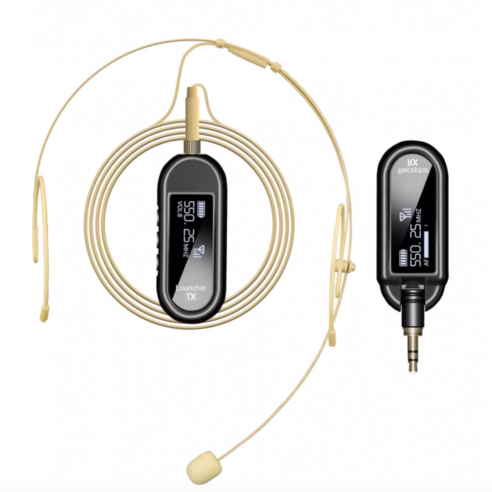 Condenser Microphone Kit - ميكروفون لاسلكي عالي التردد (UHF) مع