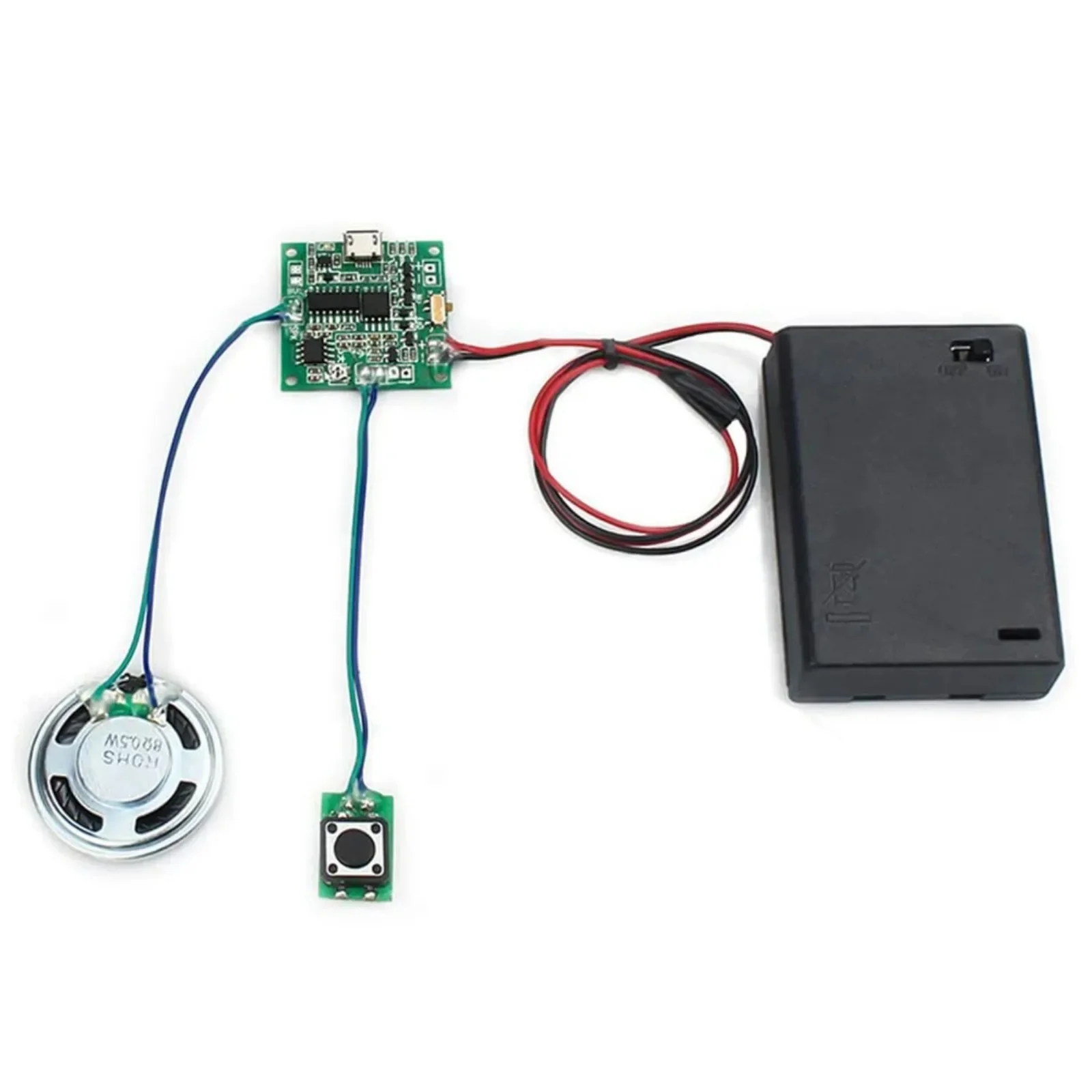 Diy Speaker - وحدة صوتية قابلة للتسجيل بسعة 8