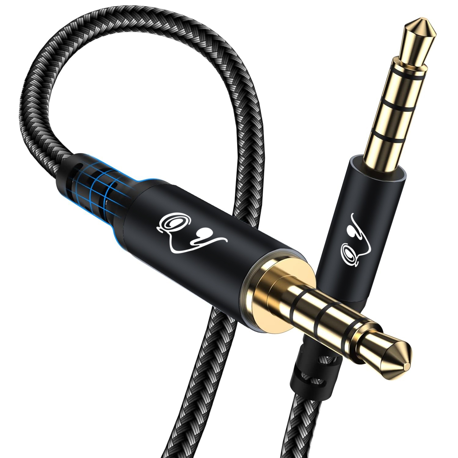 Audio Jumper Wire - كابل صوت TRRS AUX مقاس 3.5