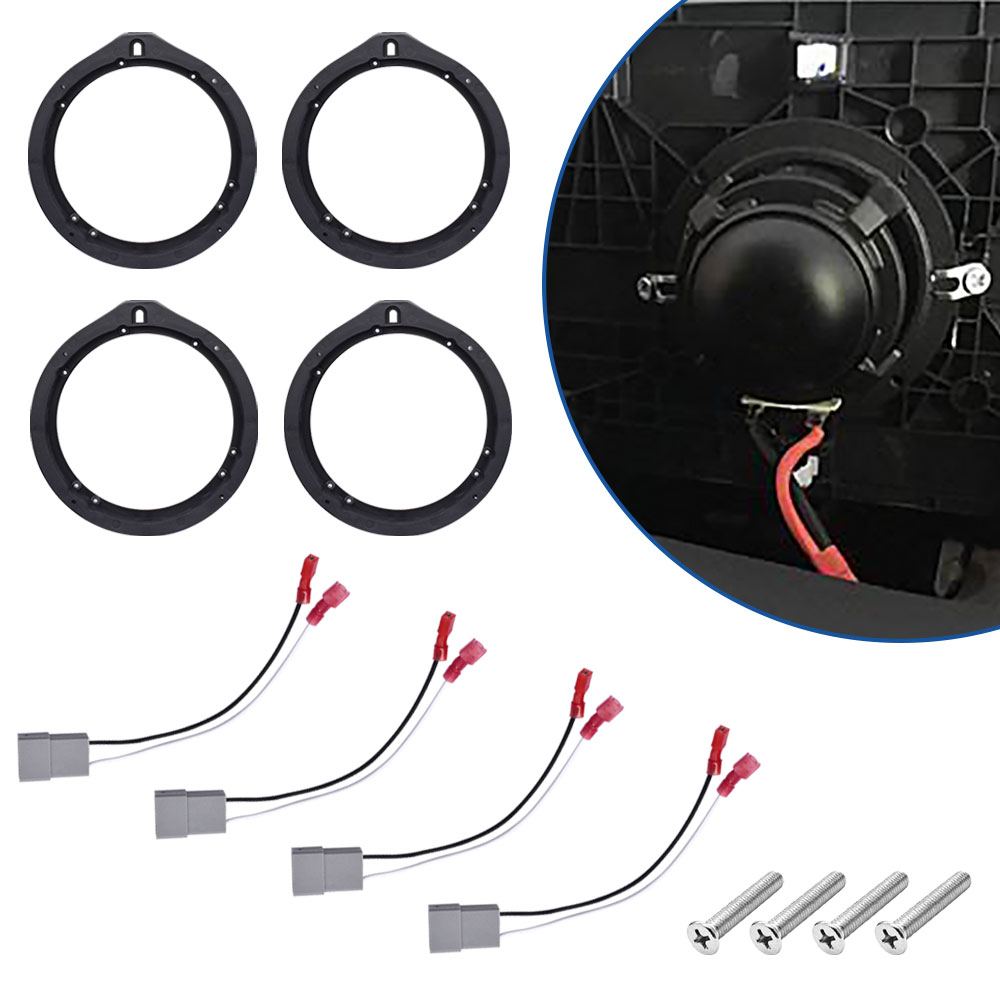 2 زوج 6.5 بوصة باب السيارة الم - مراجعة Audio Jumper Wire وسعره