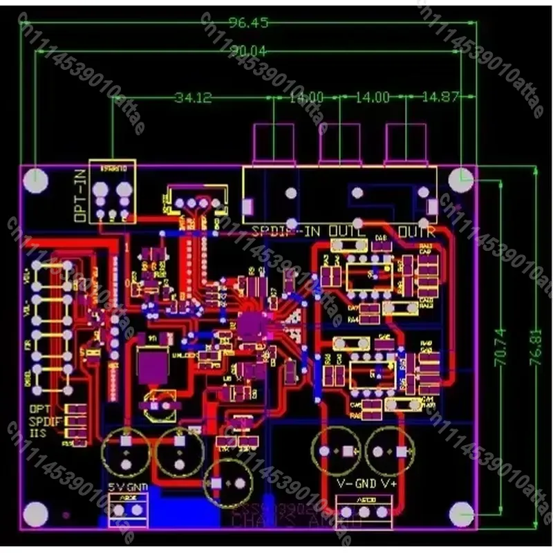 لوحة فك تشفير DAC ESS9039Q2M D - مراجعة Volume Control Board وسعره