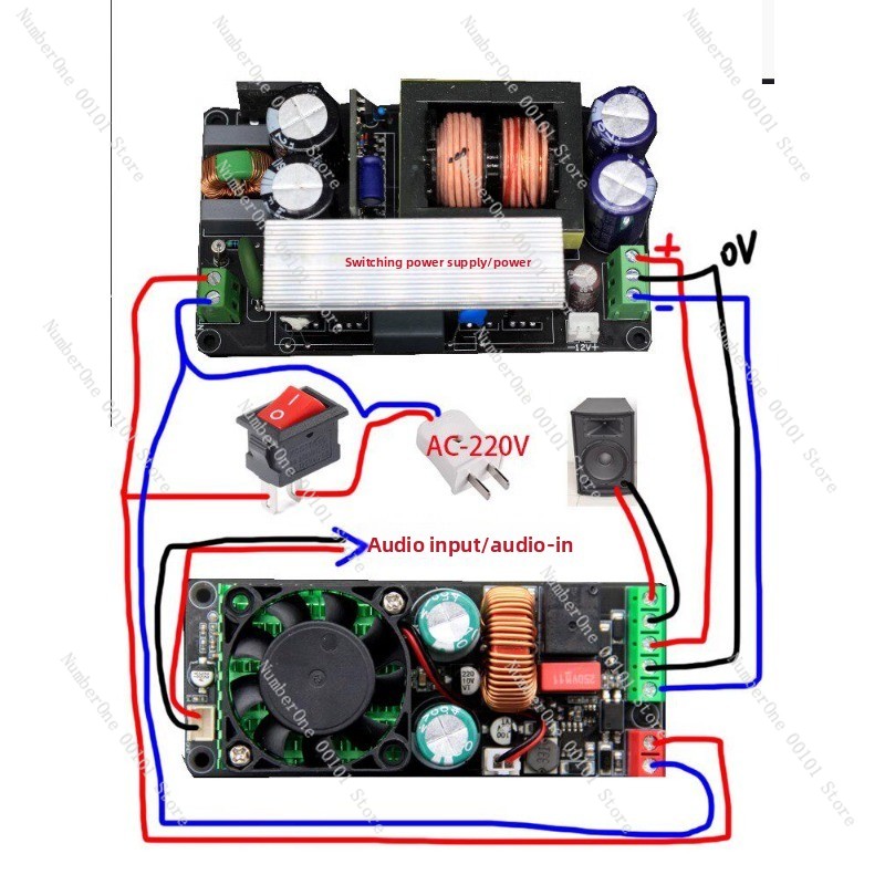 لوحة مكبر صوت أحادي من الفئة D - مراجعة Hifi Amplifier Board وسعره