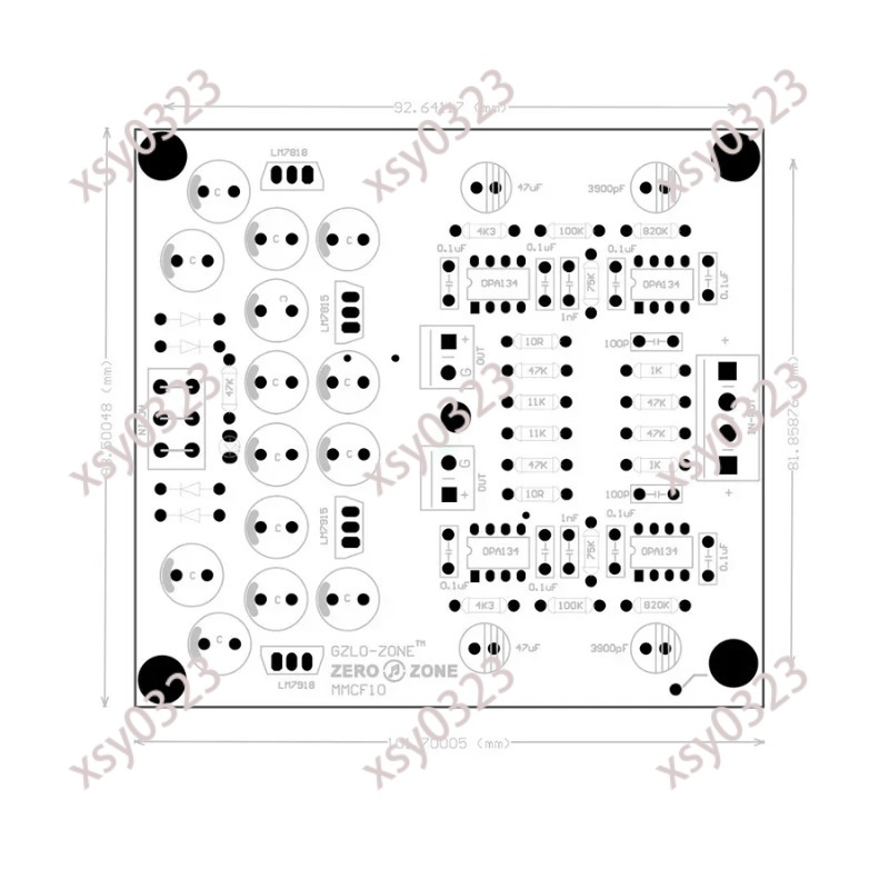 لوحة مكبر صوت فونو RIAA HiFi M - مراجعة Hifi Amplifier Board وسعره