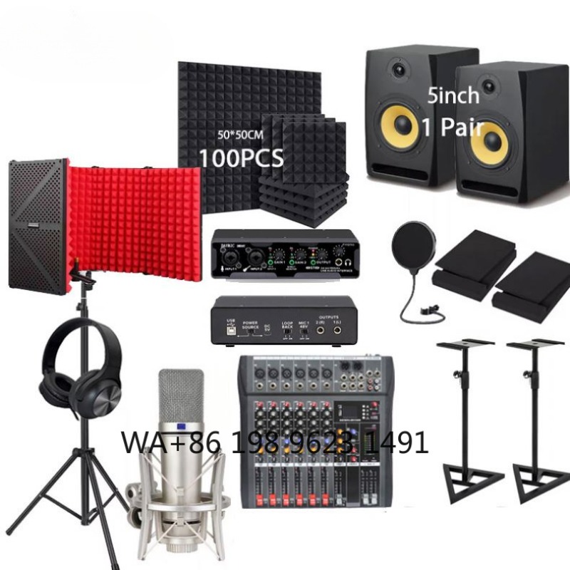 مجموعة معدات تسجيل احترافية تش - مراجعة Speaker Kit وسعره