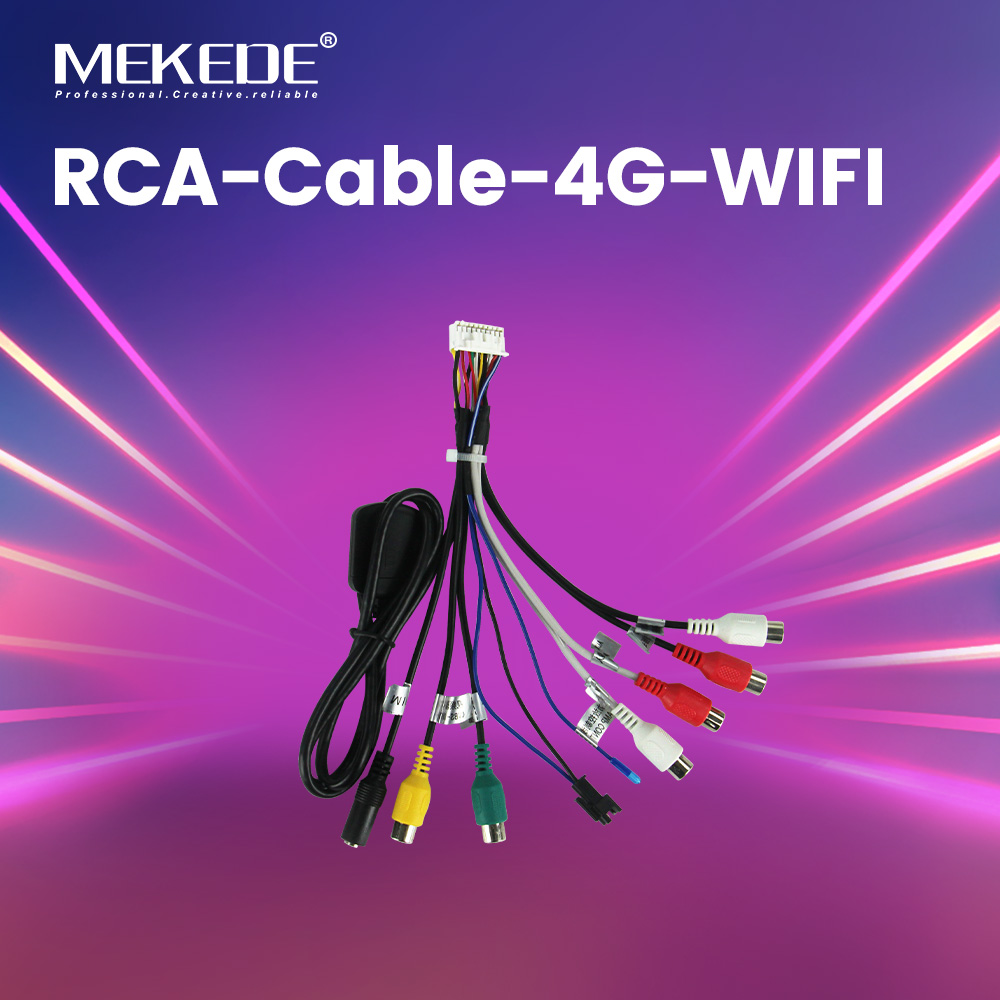 MEKEDE 20 Pin RCA كابل الصوت و - مراجعة Audio Cable Rca وسعره