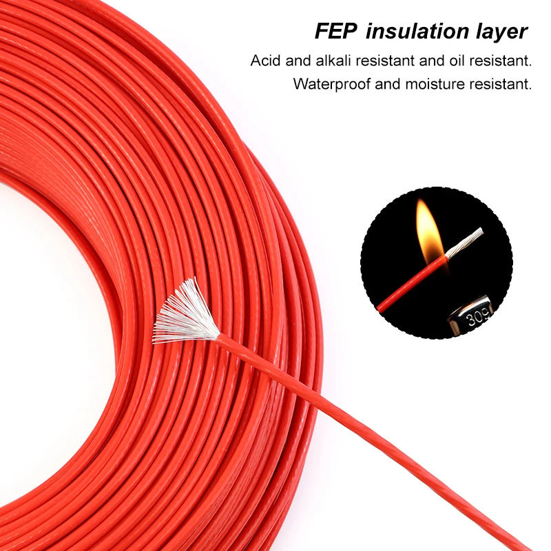 1 ~ 100 متر PTFE الفضة مطلي سل - مراجعة Audio Jumper Wire وسعره