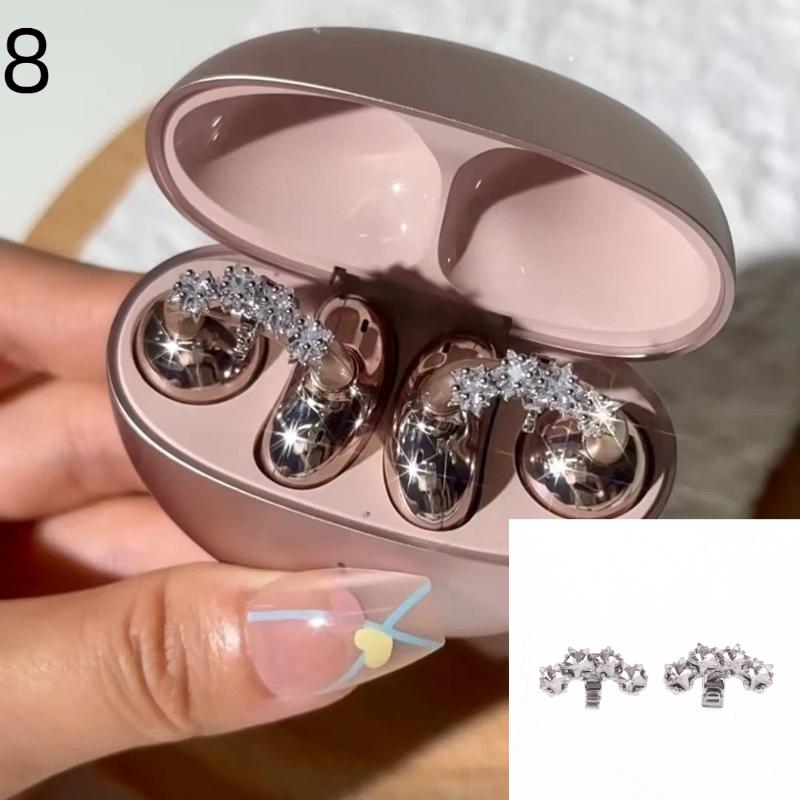 (.) زوج واحد من مشابك الزركون  - مراجعة Diy Headphone وسعره