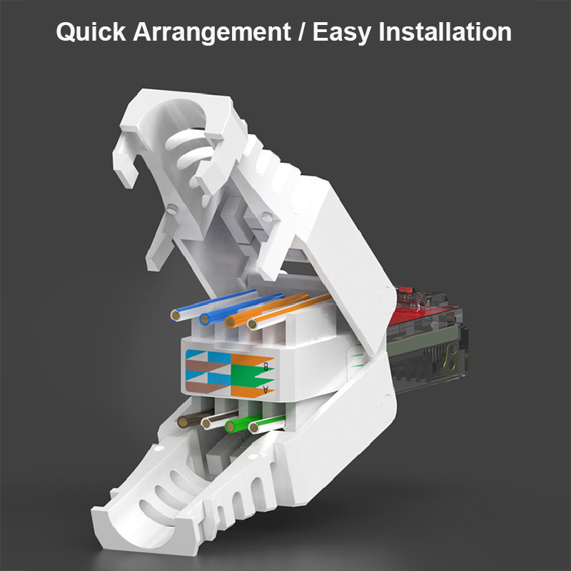 2 قطعة Cat5E Cat6 RJ45 موصل وح - مراجعة Rj45 Jack وسعره