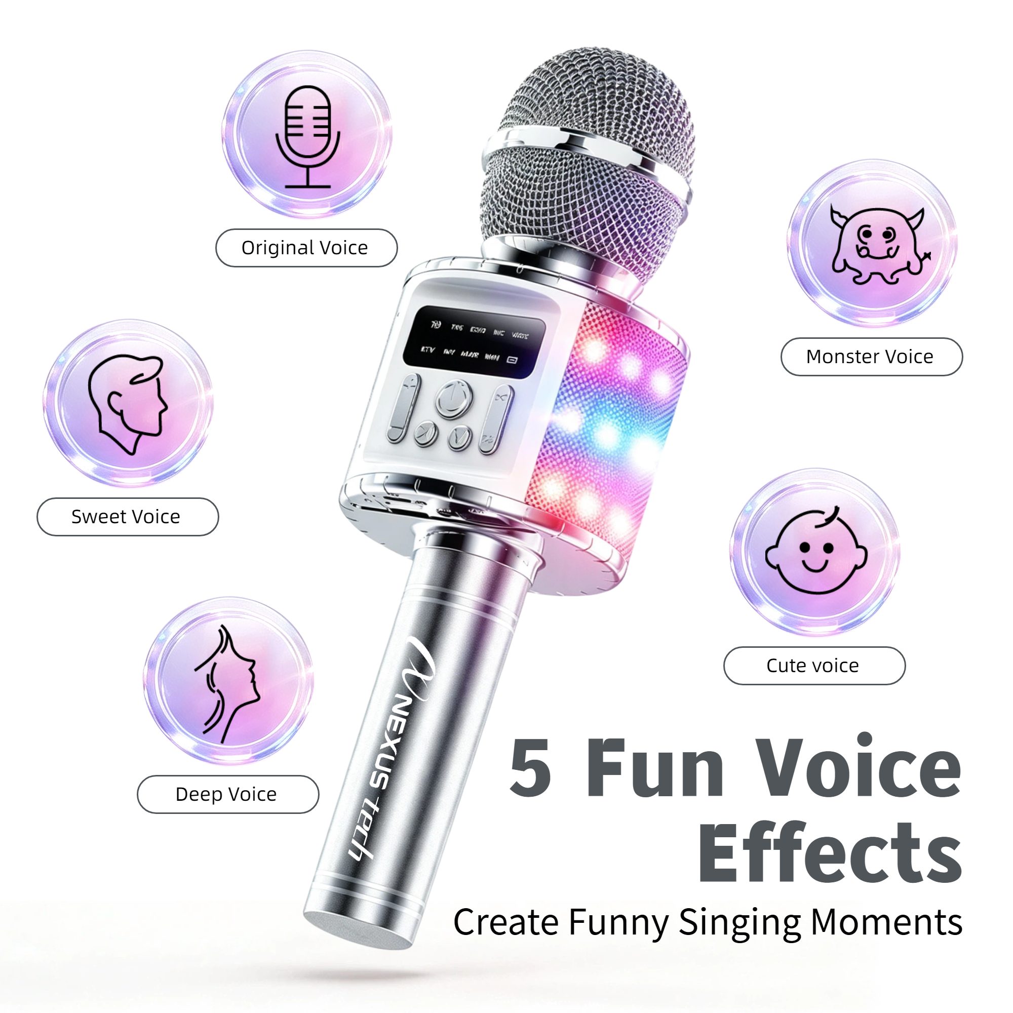 ميكروفون كاريوكي لاسلكي بتقنية - مراجعة Condenser Microphone Kit وسعره