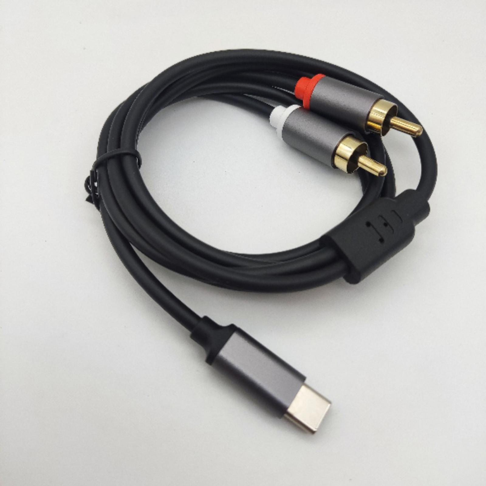 كابل صوت ستيريو من نوع USB-C إ - مراجعة Audio Cable Rca وسعره