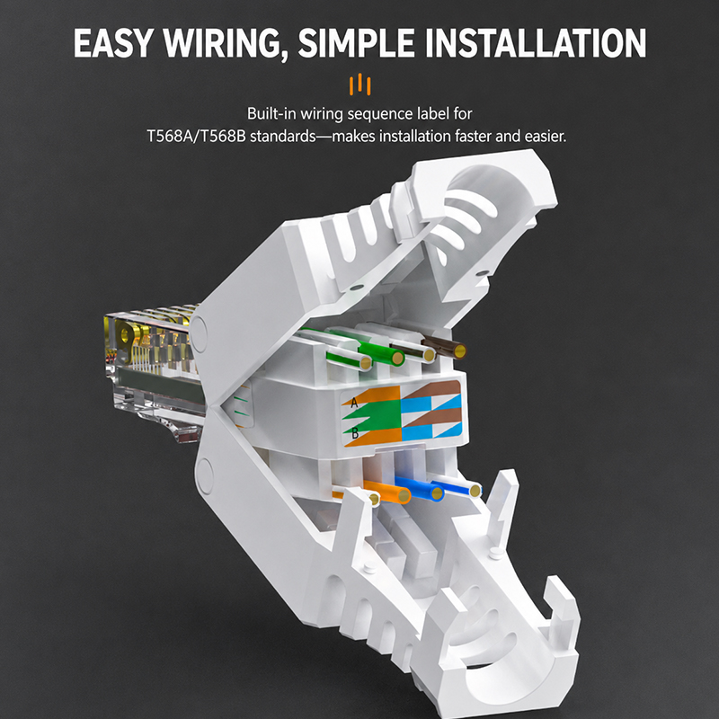 موصلات إيثرنت RJ45 CAT6 بدون أ - مراجعة Rj45 Jack وسعره