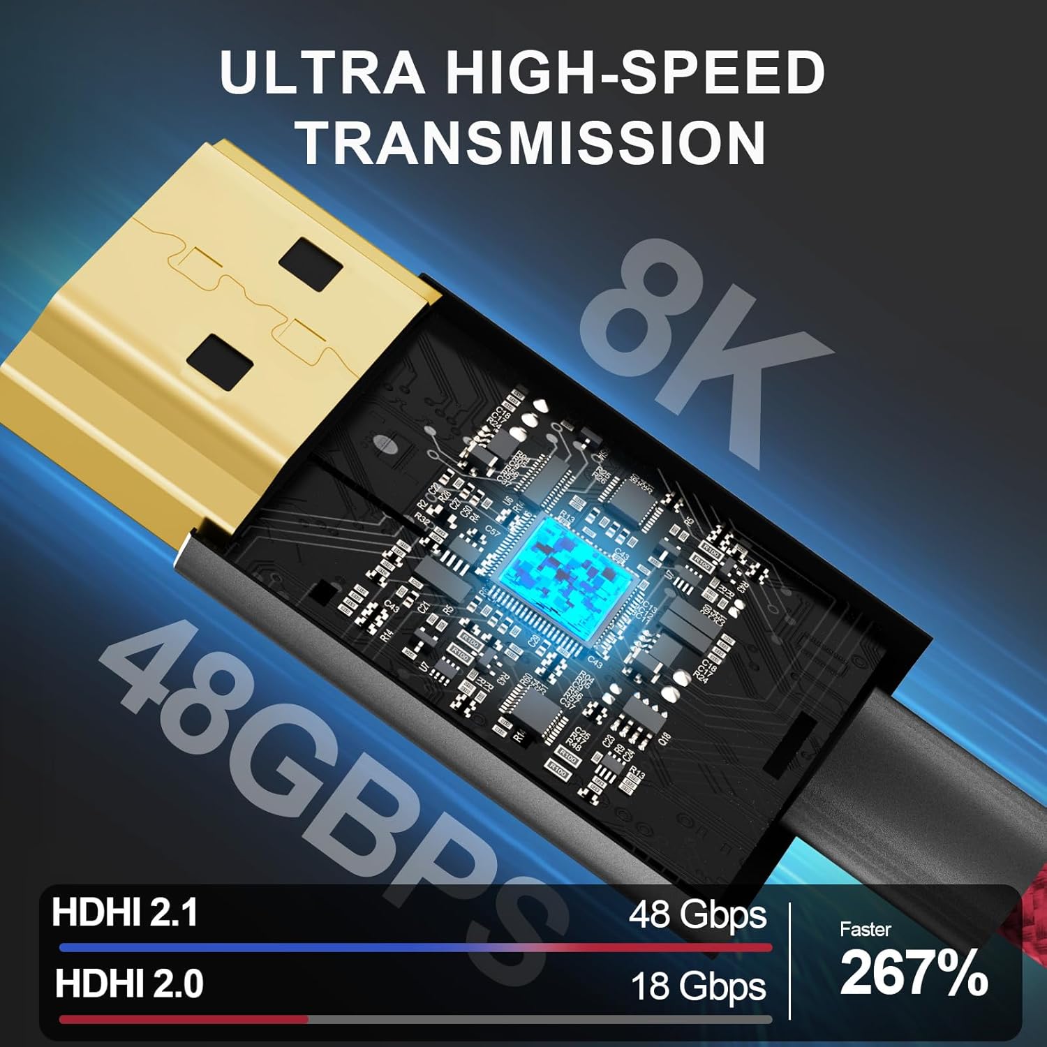 كابل HDMI 2.1 مجدول من نوع D إ - مراجعة Mdi Cable وسعره