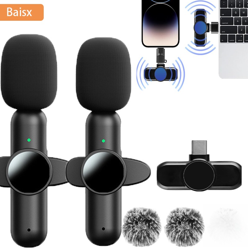 ميكروفون لافالير لاسلكي للآيفو - مراجعة Condenser Microphone Kit وسعره