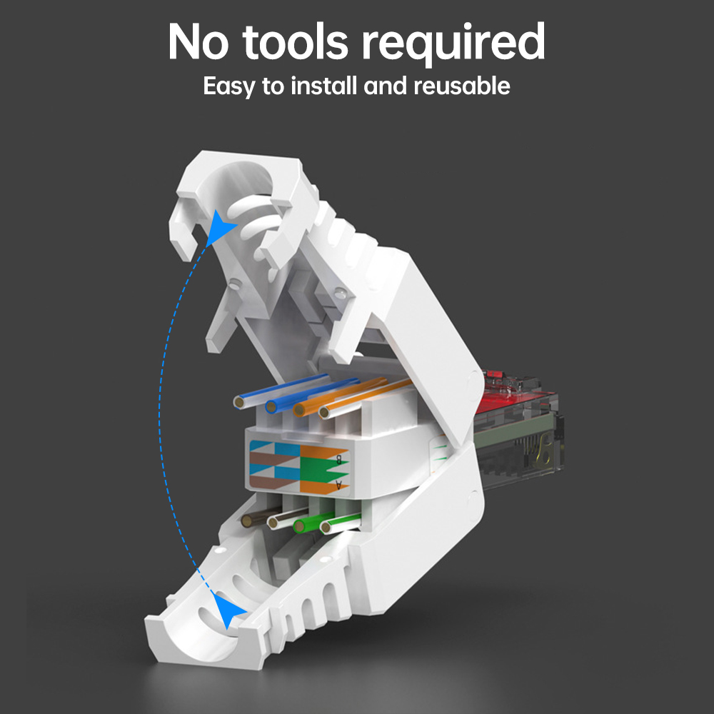 Hoolnx أداة مجانية RJ45 موصل ، - مراجعة Rj45 Jack وسعره