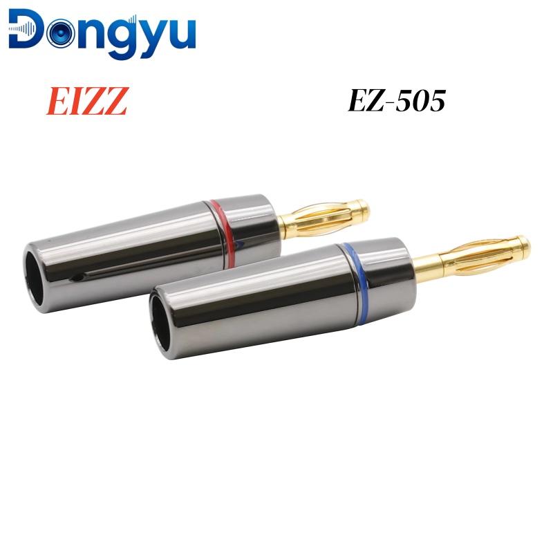 قابس موز EIZZ EZ-505 مطلي بالذ - مراجعة Banana Plug وسعره