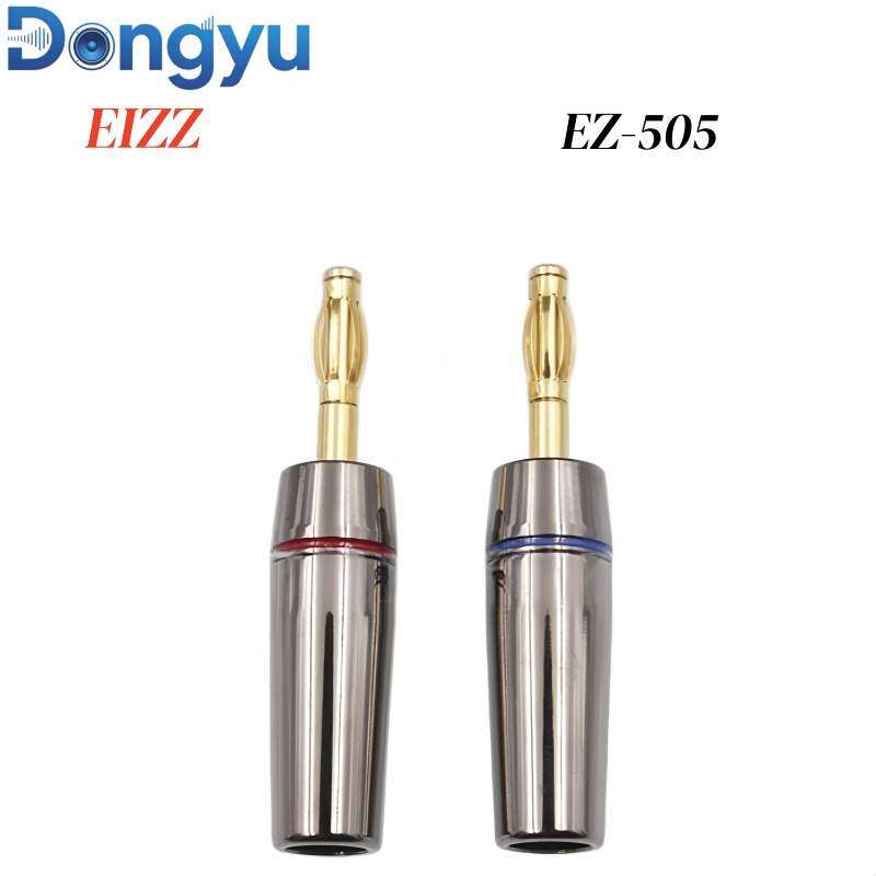 قابس موز EIZZ EZ-505 مطلي بالذ - مراجعة Banana Plug وسعره
