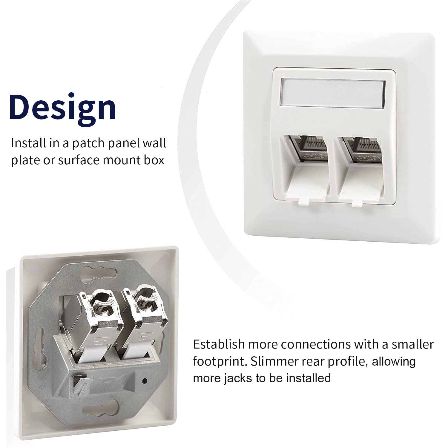 ZOERAX Cat6a Cat7 كيستون جاك C - مراجعة Rj45 Jack وسعره