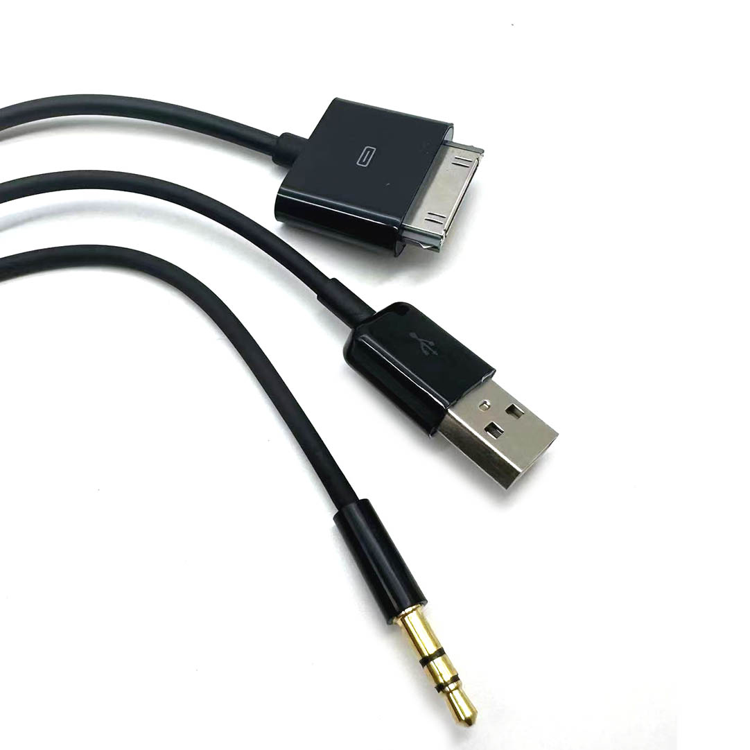 كابل شحن USB للسيارة بمنفذ 30P - مراجعة Audio Jumper Wire وسعره